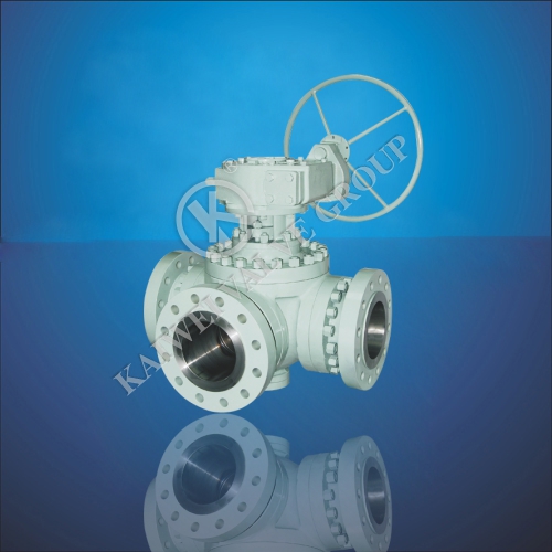 Tee Flanged Ball Valve