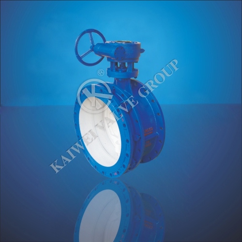 Telescopic flange butterfly valve